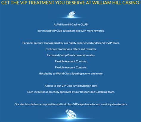 william hill casino loyalty points